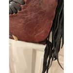 Jimmi Wz Small  Natural Leather Handmade Western Fringe Crossbody Bag Photo 4