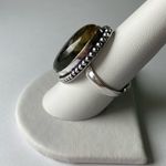 BLUE Fire Labradorite Genuine Stone 925 Sterling Silver Ring Photo 1