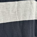 Garnet Hill  Top Womens black gray Stripe Layered Scoop Neck Beachy Boho size xs Photo 6