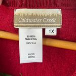 Coldwater Creek  Women's Vintage Embroidered Sweater Vest Size 1X Photo 7