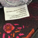 Sacred Threads  Tunic Top M Black Orange Patchwork Festival Art To Wear Lagenlook Photo 14