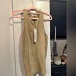 Mustard Seed NWT  Racer Back Tank In Washed Tan Photo 5
