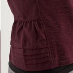 Lululemon  Sattva‎ Pullover Bordeaux Drama Merino Wool Bow Sweatshirt 6 Photo 7