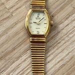 Wyler Diamond Rare Vintage Ladies Watch Gold Bracelet Dial New Old Stock IOB Photo 5