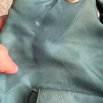 Prada  nylon backpack y2k 2000s in green with leather trim and silver-tone small Photo 12