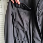 S13 Winter Parka Coat Black with Faux Fur Attached Hood Size Small Photo 3