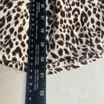 Very J Ruched Animal Print Midi Skirt Size Large Hand Measures Smaller Photo 5