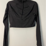 Duluth Trading Womens Suit Up Swim Built in Bra Cropped Rashguard Black Size 12 Photo 0