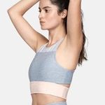 Outdoor Voices Tri-Tone Slashback Crop Top/Longline Sports Bra - XS Photo 6