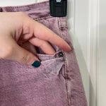 O'Neill O’Neill women’s light wash maroon denim distressed hem short shorts size 25 Photo 3
