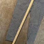 Old Navy  Pants Womens 6 Pixie Mid Rise Gingham Plaid Black White Ankle Preppy Photo 6