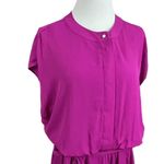 Fuchsia Blouson Wrap Skirt Midi Dress PXXL NWT Pink Size undefined Photo 3