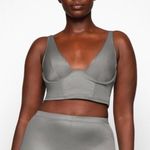SKIMS  Glissenette‎ Corset Top Gray Size Medium Photo 0