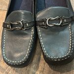 Aerosoles  Women’s‎ Navy Blue Square Toe Loafers, Buckle Size 11 Photo 6