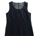 Atelier Black Sleeveless Shift Dress Pockets Worn Once Size 10 Work Professional Photo 8