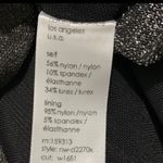 Naked Wardrobe  Colorblock Glow Off Black Silver Sparkle Cut Out Dress Photo 6