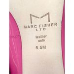 Marc Fisher  Pumps Womens Size 5.5 Zala in Barbie Pink Leather Pointed Toe Heels Photo 6