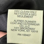 Alfred Dunner Vintage Made in USA 100% Wool Black Button Front Pea Coat Twee  10 Photo 7