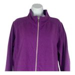 Port Authority  Women's Purple Fleece Full Zip Jacket Size XL Photo 1