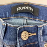 EXPRESS Red Stripe Leg Midrise Ankle Legging Denim Jean Size 0 Photo 7