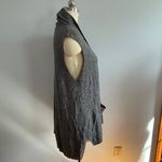 Ellen Tracy Long Sweater Vest- Black and White Mix- Size 1X Photo 2