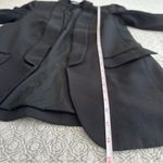 EXPRESS Black Ruched Sleeve Boyfriend Blazer Size XS Photo 7