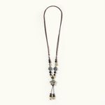 Bohemian Ethnic Style Beads Ceramic Necklace‎ Adjustable Length Chinese Style Brown Photo 7