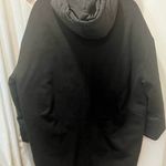 Womens Apricot Oversized Padded Contrast Puffer Coat Black Size 4 Photo 5
