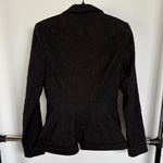 Z. Spoke Zac Posen Black Textured Classic Blazer Jacket Career Quiet Luxury Sz 6 Photo 4