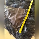 Finesse Feather Skirt black mini zippers Feather satin waist band Small Photo 6