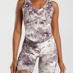 Gymshark Elevate All In One Bodysuit Romper Brown Tie Dye Women’s Large L Yoga Photo 0