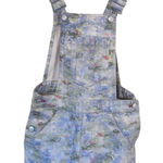 Pilcro  Anthropologie Cut Off Denim Short Overalls Womens 25 Pastel Beachy Jean Photo 0