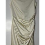 S'edge Elsa Satin Midi Dress Marshmallow Cream Size Small NWT New Years Bridal Photo 3