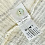 Faherty Dream Cotton Carmel Stripe Gauze Midi Shirt Dress Cream/Blue Sz XS NWT Photo 11