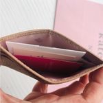 Kate Spade Gold Glitter Card Holder Wallet NWT Photo 1