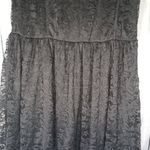 Garage  Black Lace Sleeveless Goth Indie Sleeze Dress Photo 3