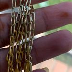 14k Gold Flat Curb Chain Photo 2