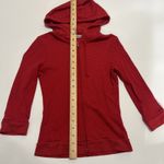 Energie Y2K Red Teen  Medium Zip Up Hoodie W 3/4 Sleeves Photo 4