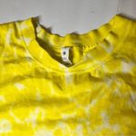 Lululemon NWOT  All‎ Yours Cropped Cotton Tank Top Tie Dye Yellow Size 12 Photo 3