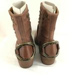 Nine West Ankle Boots Western Leather Studded 8.5 Photo 4