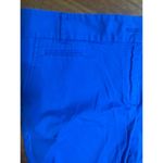 Talbots Shorts Blue Flat Front Pockets Stretch Casual Comfort Size 12 Photo 1