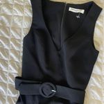 Amanda Uprichard Gail Black Belted Mini Dress Photo 5