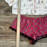 Victoria's Secret  Women's L Pants/Top Pajama Set 2-Piece Christmas White #66 Photo 3