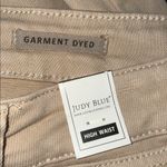 Judy Blue  High Waist Wide Leg Light Tan Crop Jeans Photo 7