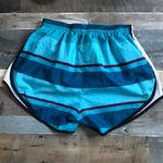 Nike  Dri-fit blue striped jogging‎ shorts Photo 1