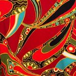 Athleta  Vibrant Floral & Paisley Print 3/4" Sleeve Stretch Tunic Top EUC Size XL Photo 4