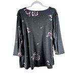Multiples Womens Tops Size Petite XL Floral Polka Dot Reversible Photo 2