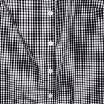 Karen Scott  Women's Black and White Gingham Button Down Shirt Size S Photo 5