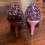 Bandolino  Purple & Pink Tweed Square Toe Pumps (5.5) Photo 3