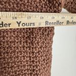 Chunky Knit Sweater Womens Medium Brown Button Front Cozy Textured Cardigan Photo 5